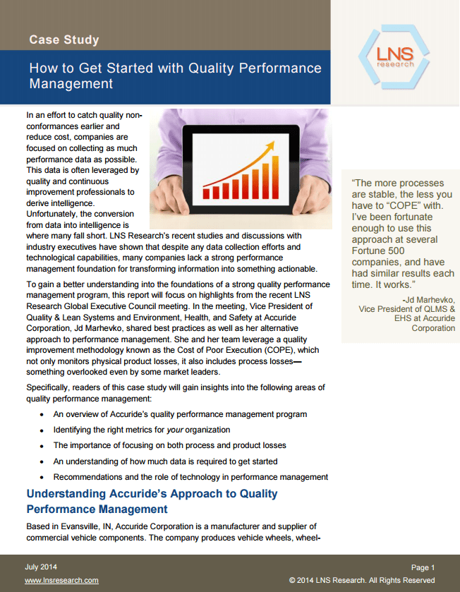 case study performance management